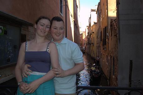 Picture of Darragh and Emma in Italy