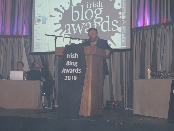 This shoes Rick O'Shay standing on stage. Well done to him again for doing a fantastic job as MC.
